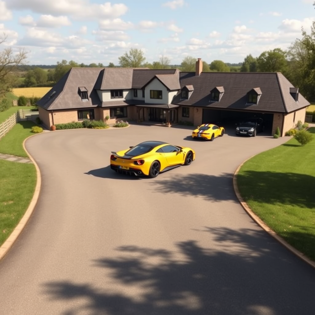 Hammond returns to his cars at new £2m house after divorce